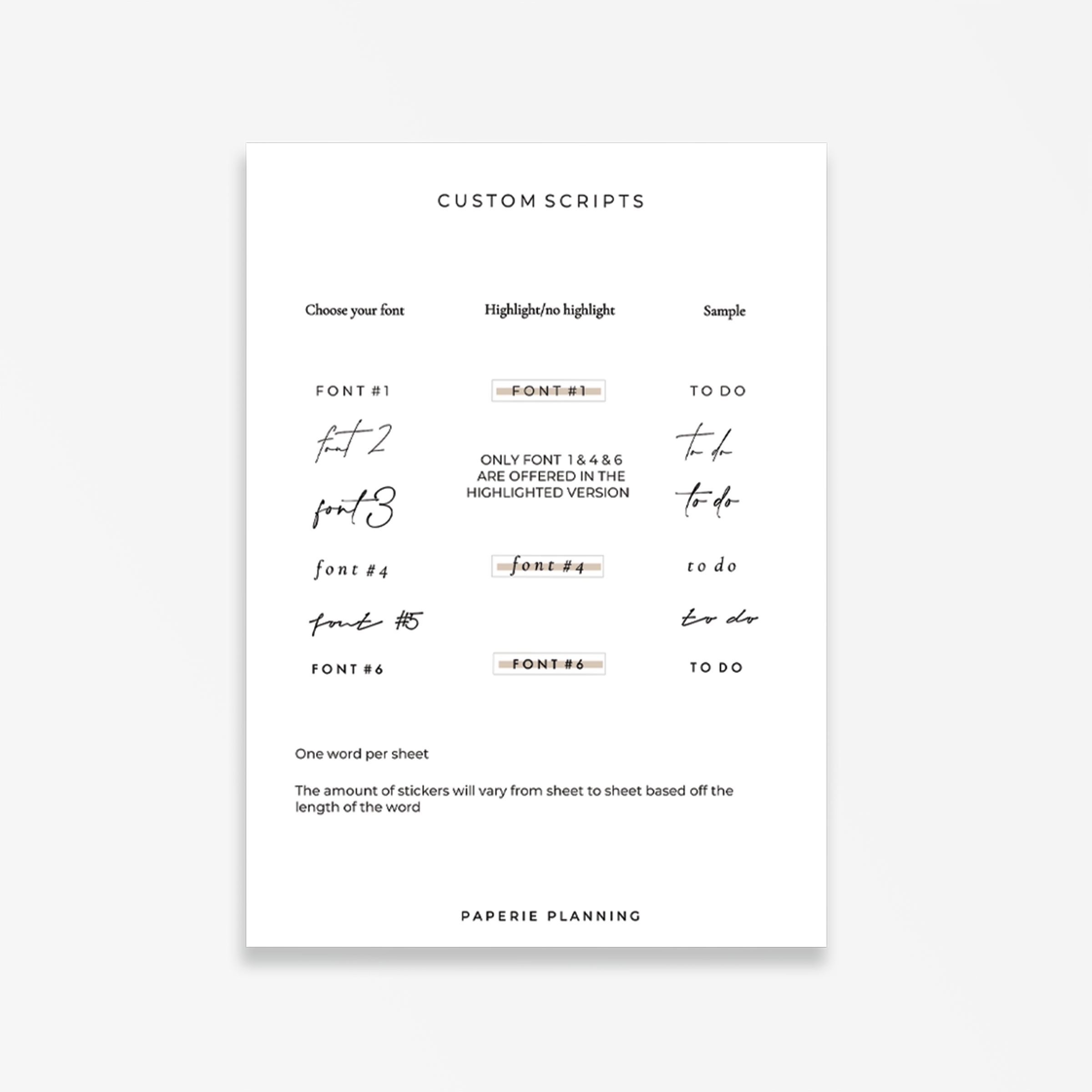 Custom Scripts Font #4