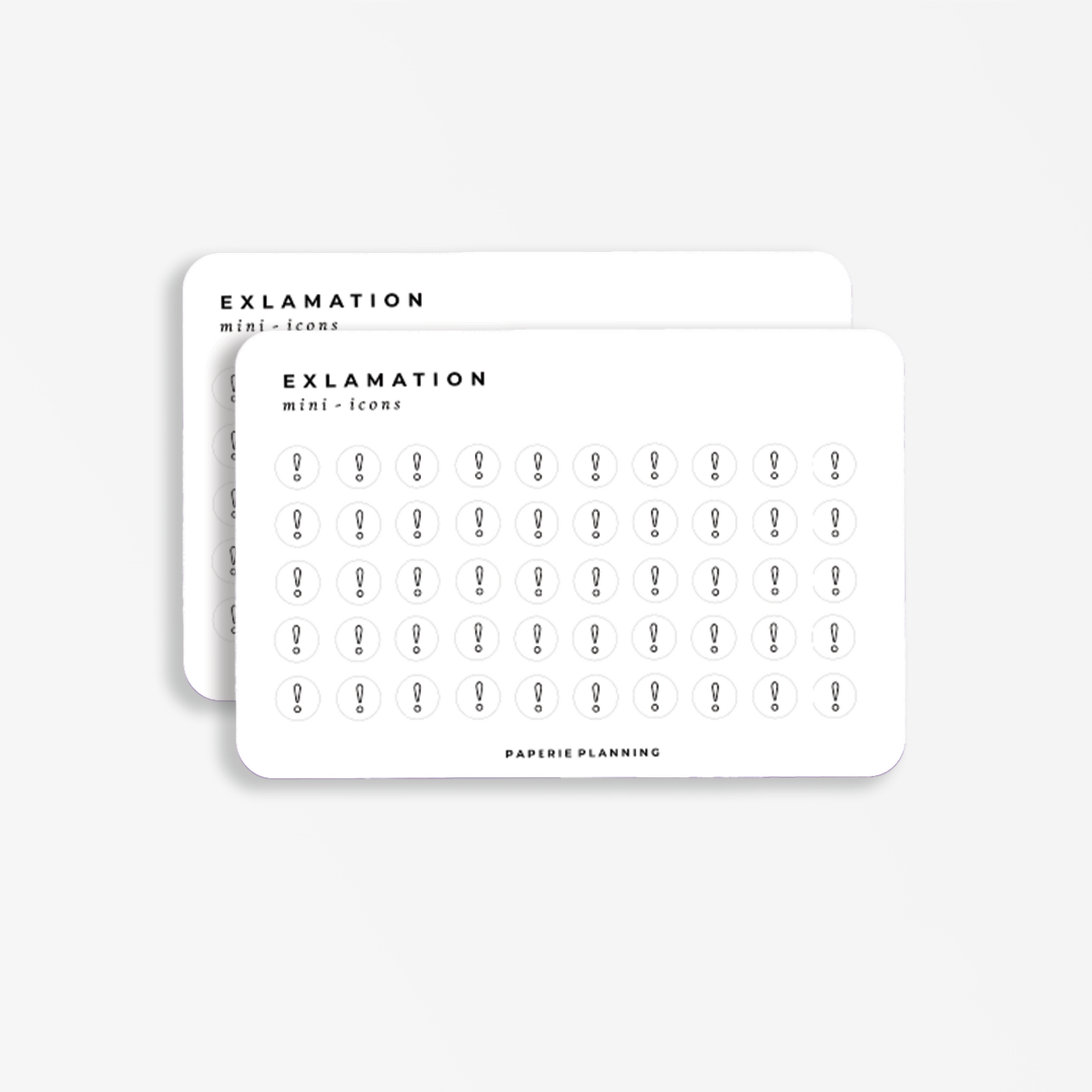 Exclamation Icons