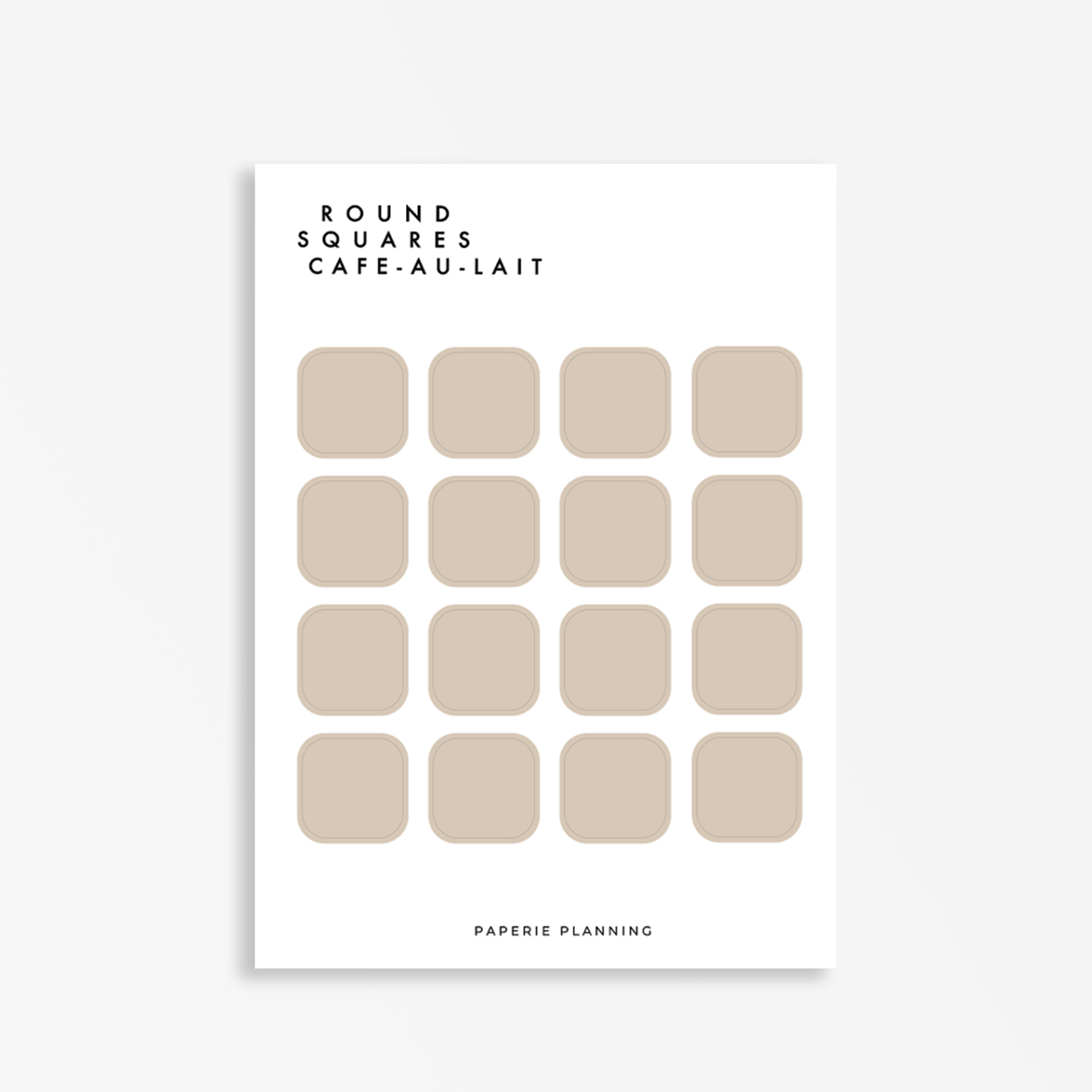 Large Functional Rounded Squares