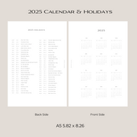 2025 Calendar & Holiday Inserts