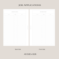 Job Applications Inserts