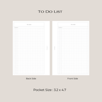 To Do List Inserts