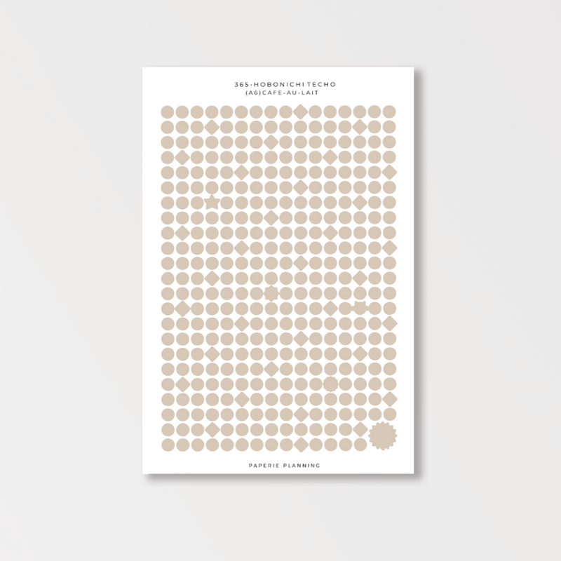 365 - Hobonichi Techo (A6) Check off Sheet Stickers