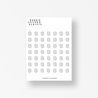 Bubble Letters
