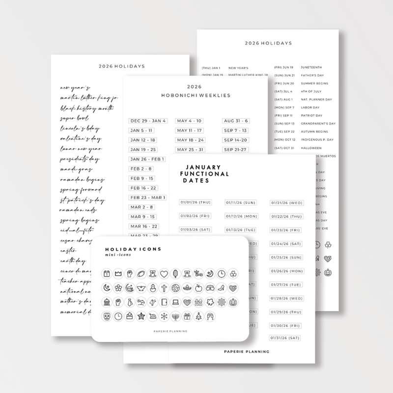 2026 Sticker Bundle