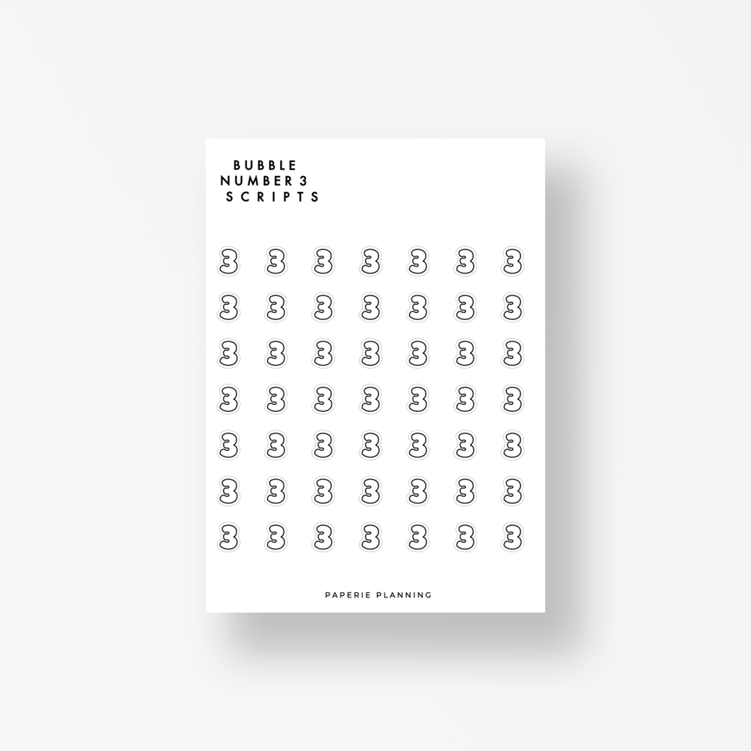 Bubble Numbers