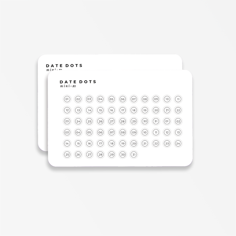 Dot Notation Datetime Date Dots – Paperie Planning